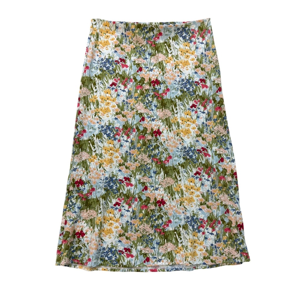 Rachel Zoe Floral Fairy Midi Skirt A-Line Slip Size 8 Garden